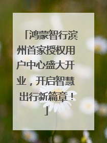 鸿蒙智行滨州首家授权用户中心盛大开业，开启智慧出行新篇章！