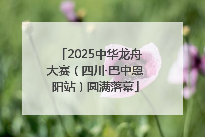 2025中华龙舟大赛（四川·巴中恩阳站）圆满落幕