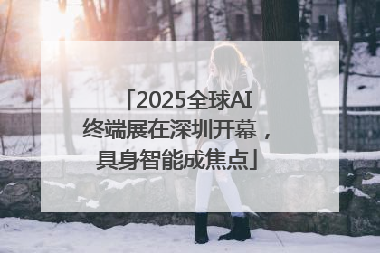 2025全球AI终端展在深圳开幕，具身智能成焦点