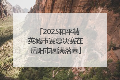 2025和平精英城市赛总决赛在岳阳市圆满落幕